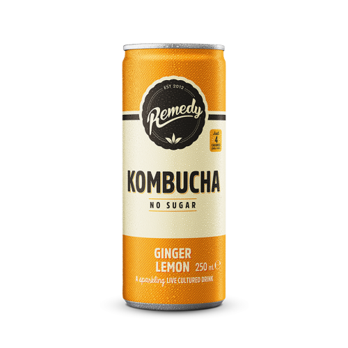 Remedy Kombucha Ginger And Lemon 250ml