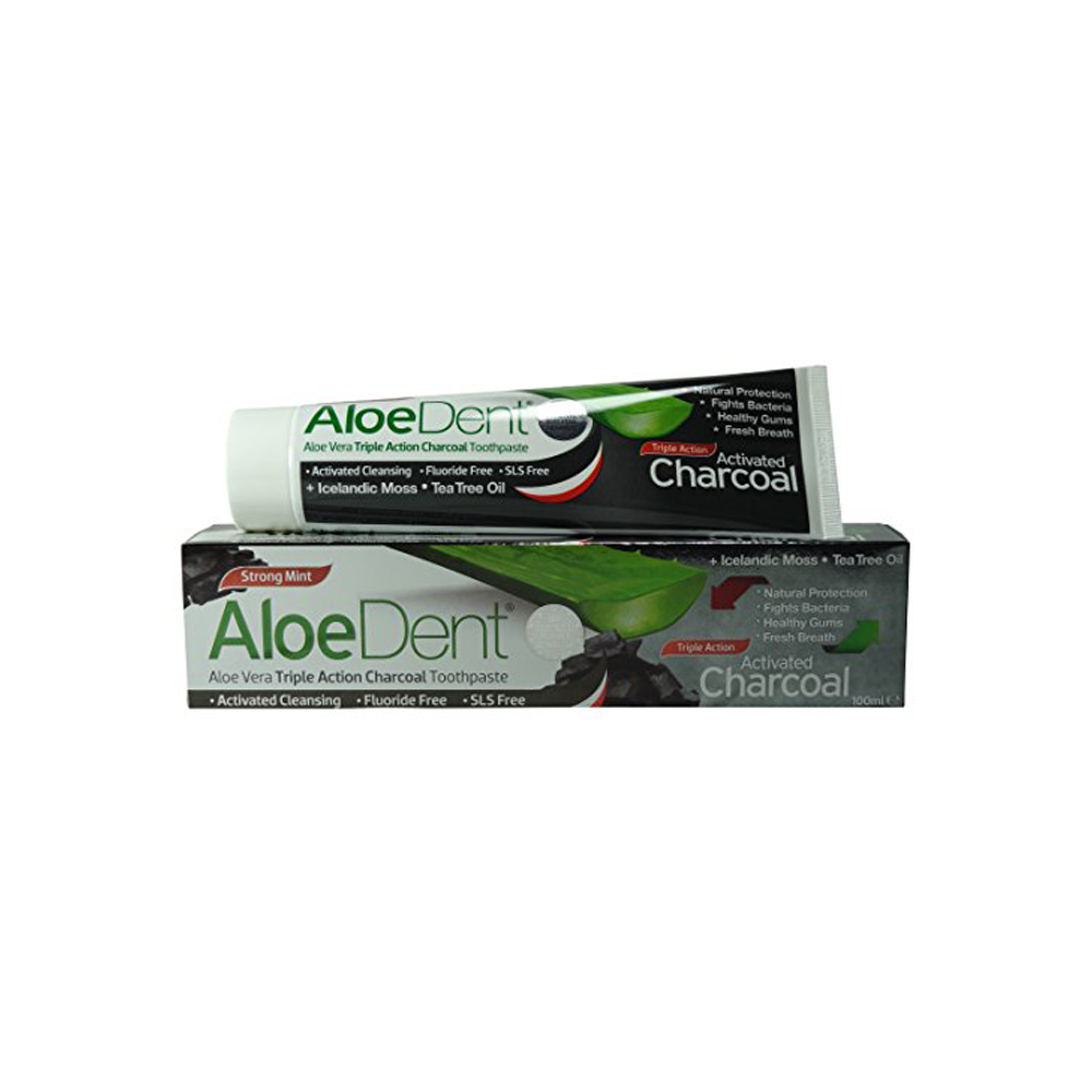 AloeDent Activated Charcoal Toothpaste 100ml
