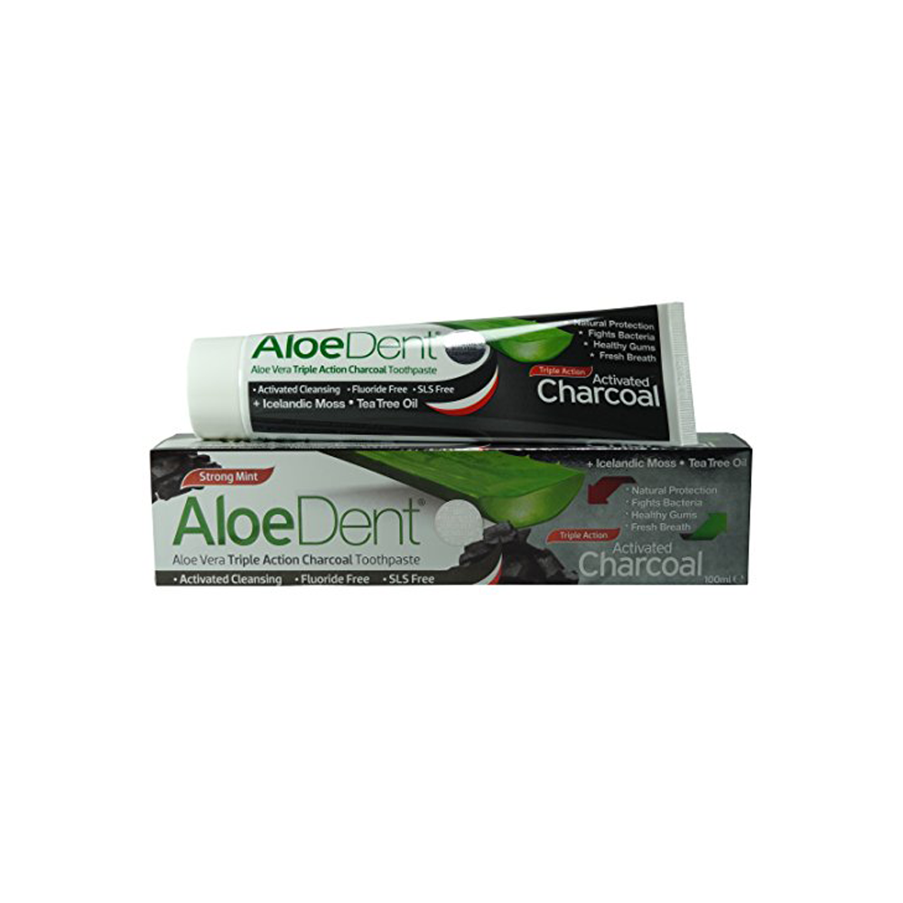 Get AloeDent Activated Charcoal Toothpaste 100ml Refresh Your Smile!