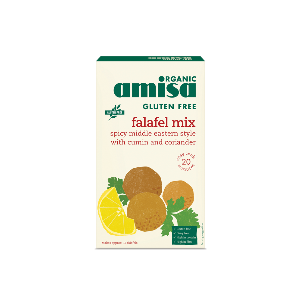 Amisa Orgainc Gluten Free Falafel Mix 160g