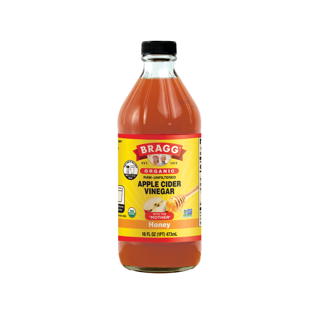 Braggs Apple Cider Vinegar Organic With Honey 473ml