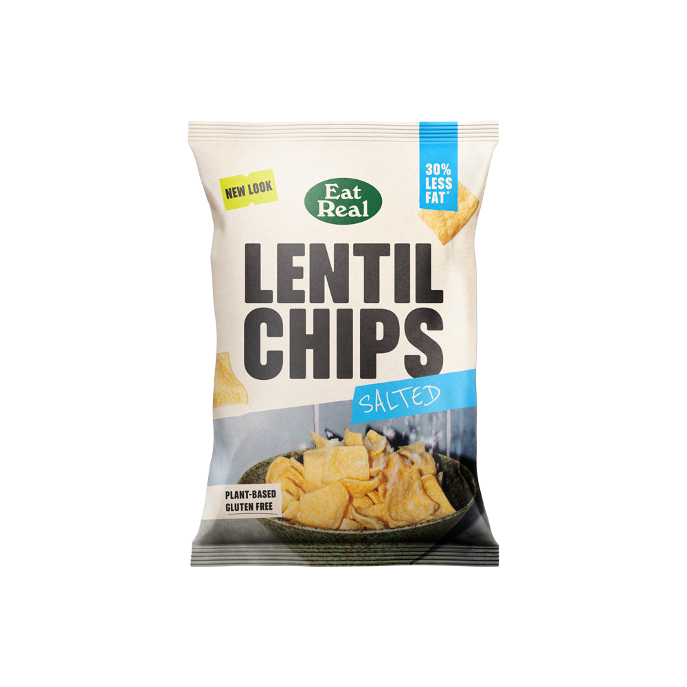 Eat Real Lentil Chips Salted