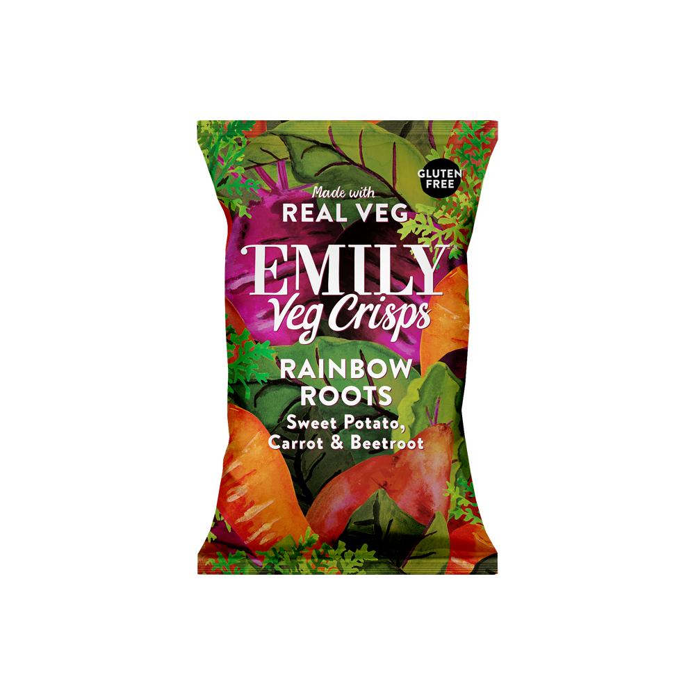 EMILY Veg Crisps Rainbow Roots 100g