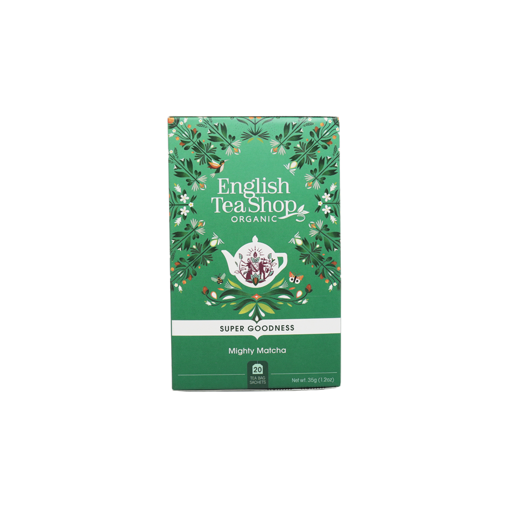 English Tea Shop Organic Mighty Matcha Tea 20 Bags 35g
