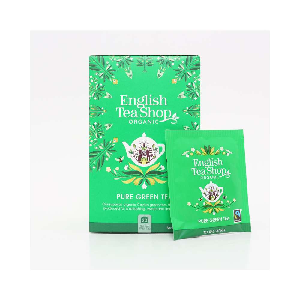 English Tea Shop Organic Green Tea (20 Sachets) 40g