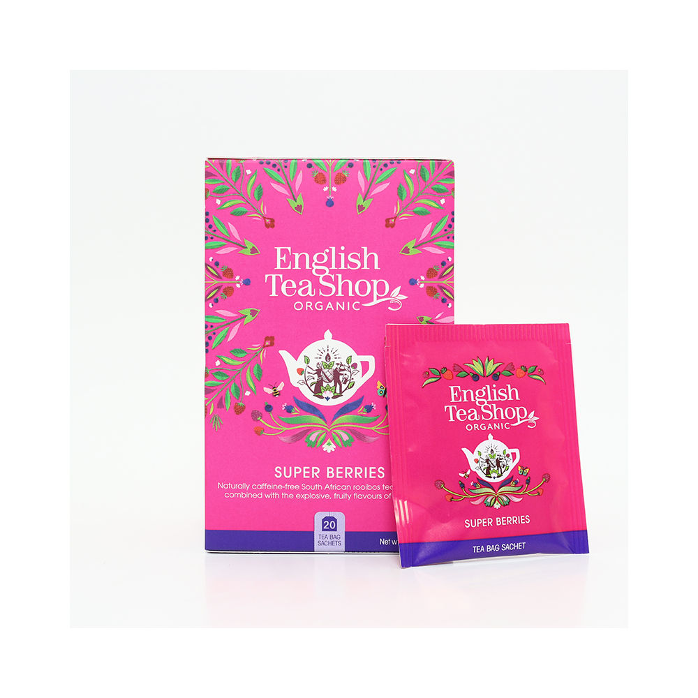 English Tea Shop Organic Super Berries Tea (20 Sachets) 30g