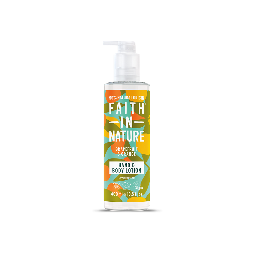 Faith In Nature Grapefruit And Orange Hand And Body Lotion 400ml
