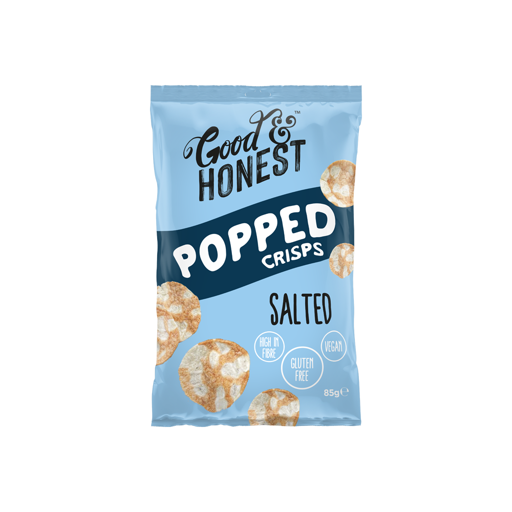 Good & Honest Salted Popped Crisps 85g