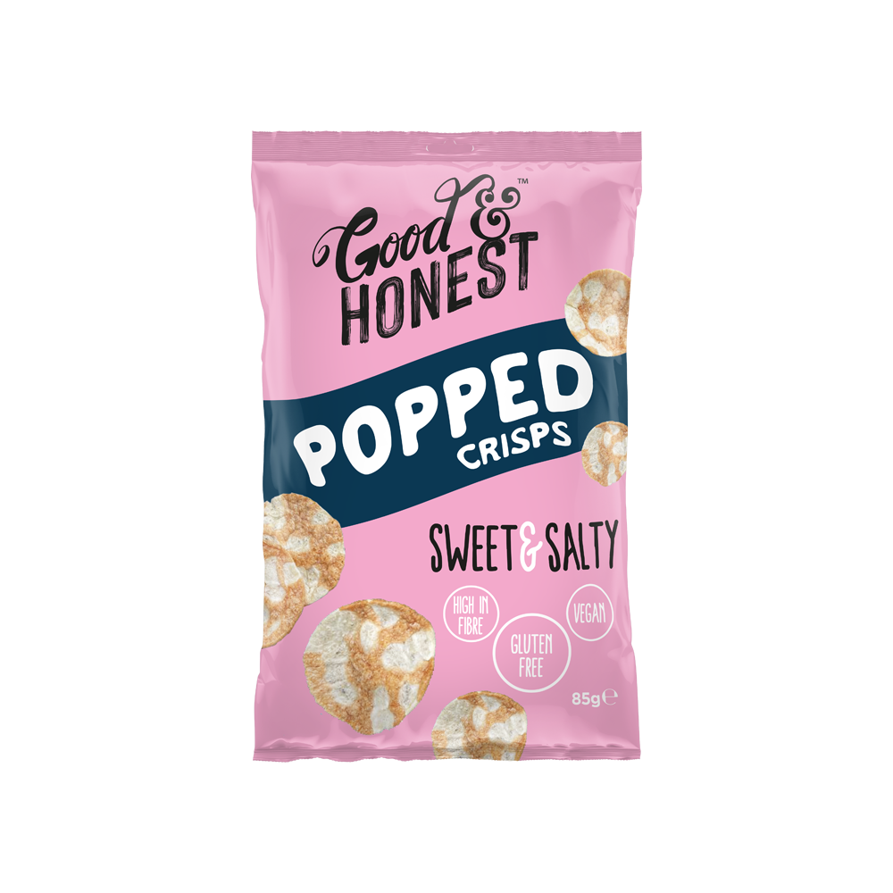 Good & Honest Sweet & Salty Popped Crisps 85g