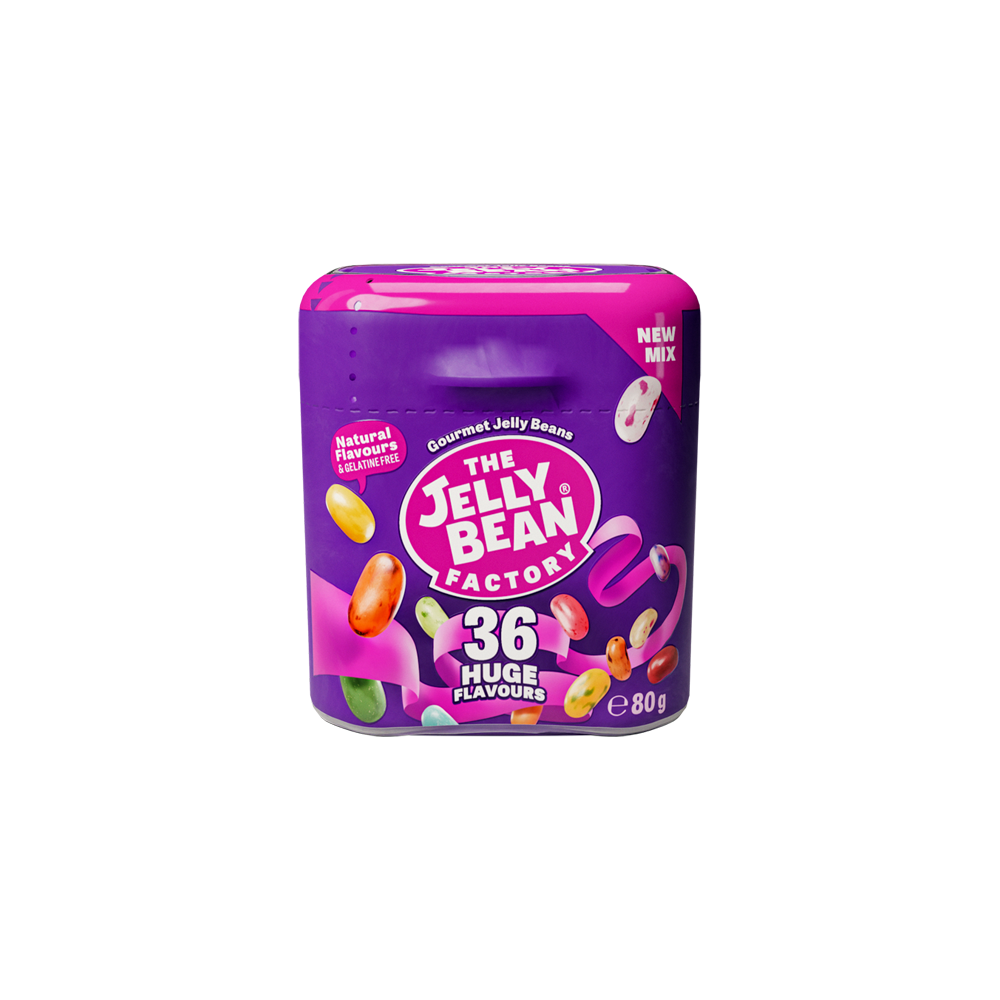 Jelly Bean 36 Flavours Pot 80g Grape Tree