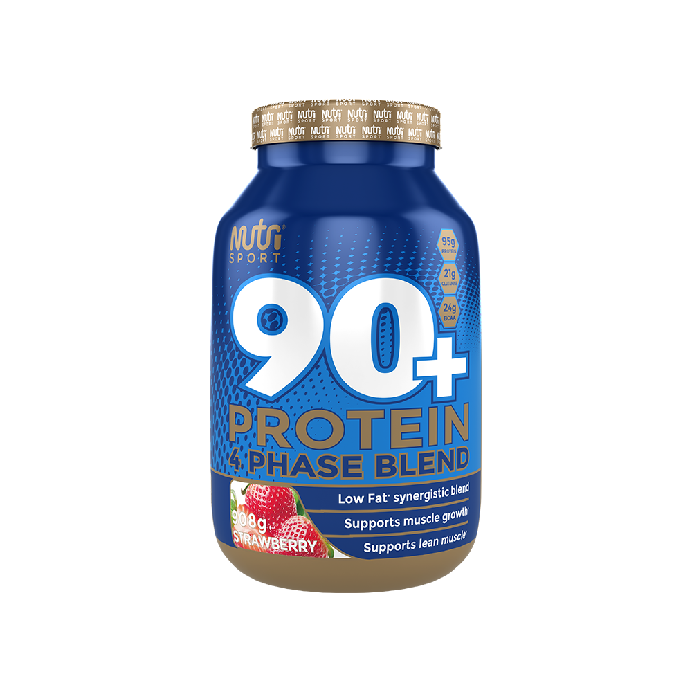 NutriSport 90% Protein Powder Strawberry 908g