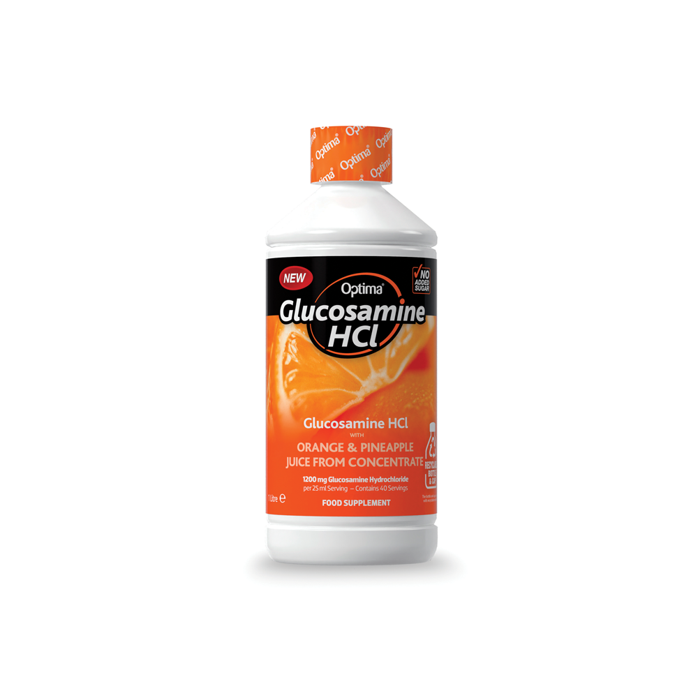 Optima Orange and Pineapple Concentrate Glucosamine HCL 1Litre Grape Tree