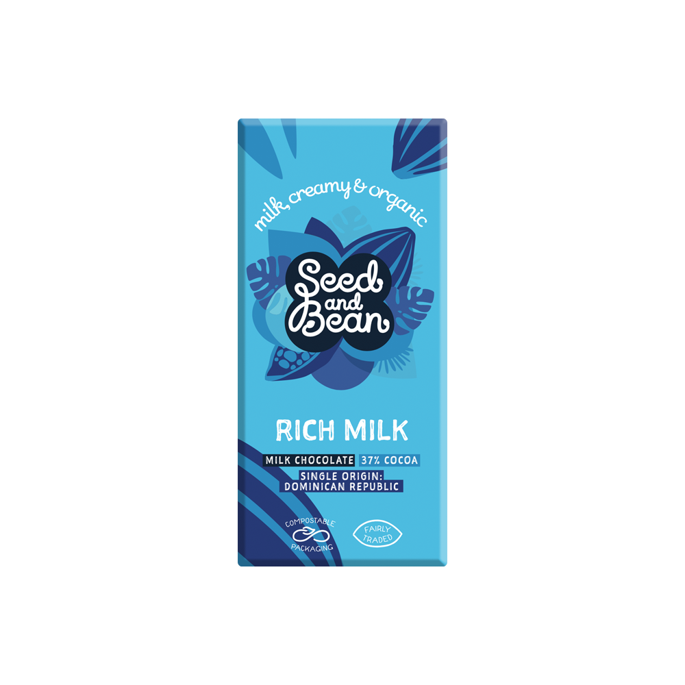 Seed And Bean Organic Rich Milk Chocolate 37% 75g