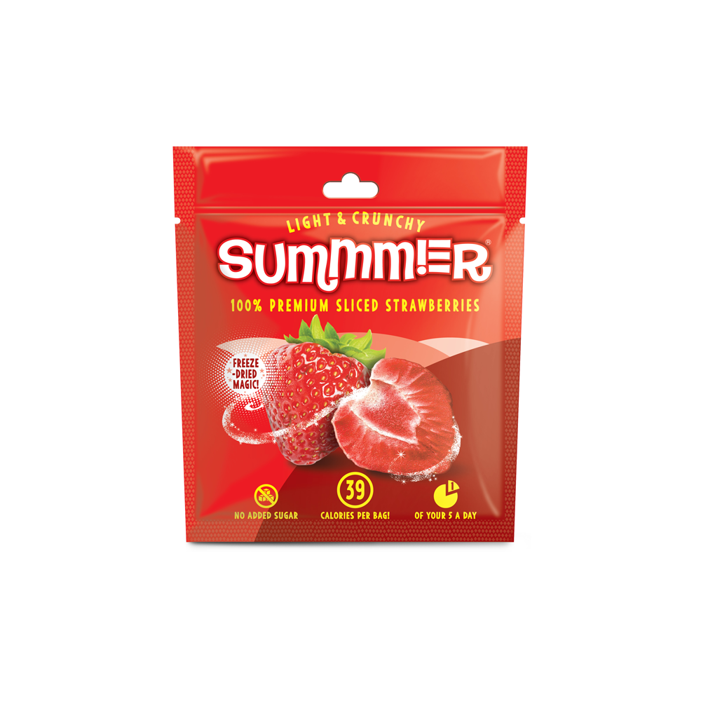 Summmer Freeze Dried Sliced Strawberries 11g