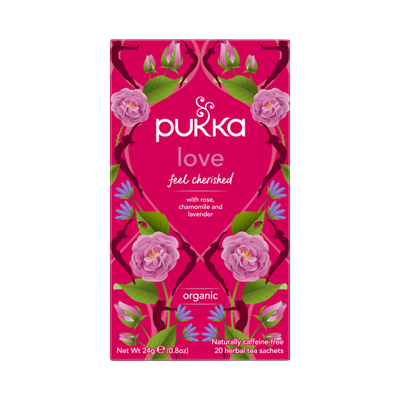  Pukka Organic Love Herbal Tea 20 Bags 