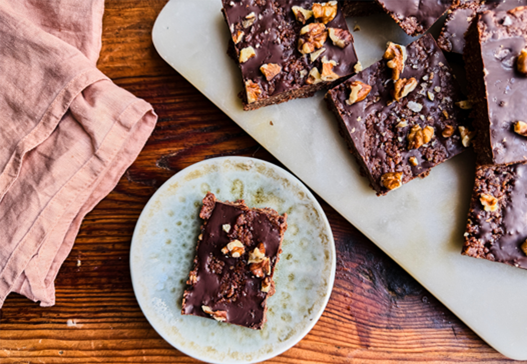 Date, Walnut And Dark Chocolate Picnic Squares Date, Walnut And Dark Chocolate Picnic Squares