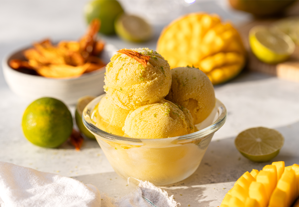 Zesty Mango Sorbet