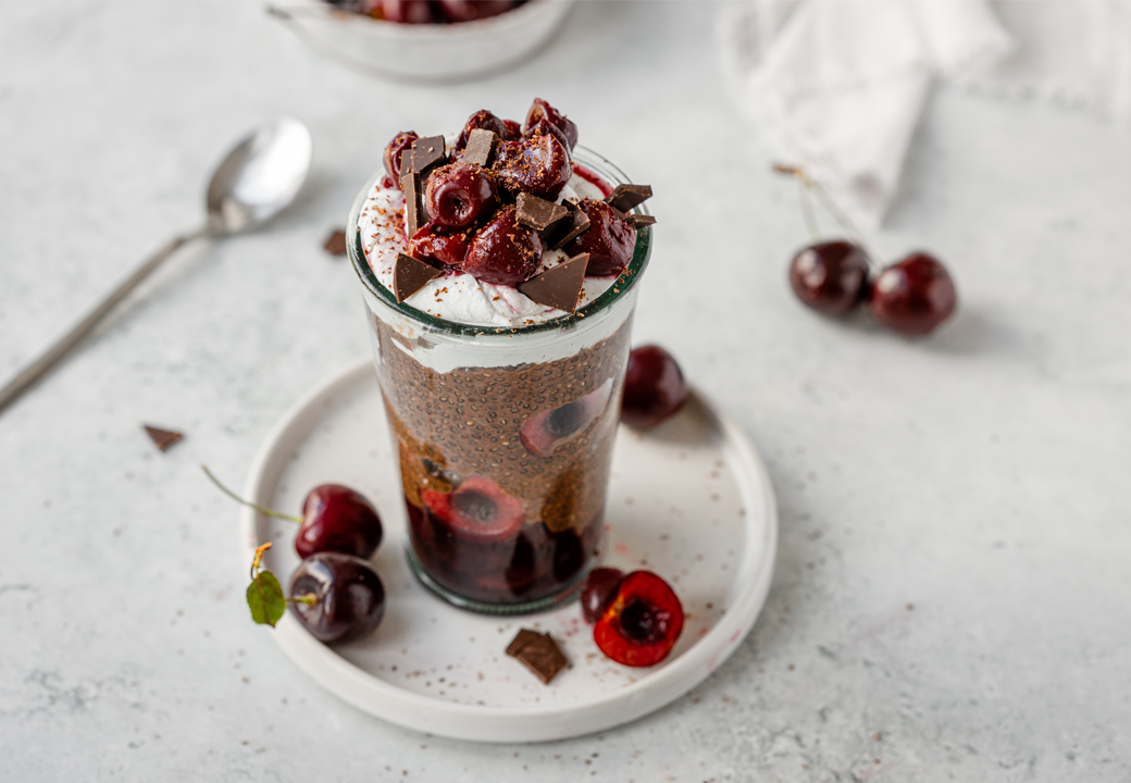 Black Forest Chia Pudding