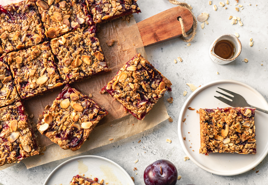 German-Style Plum & Almond Sheet Cake German-Style Plum & Almond Sheet Cake