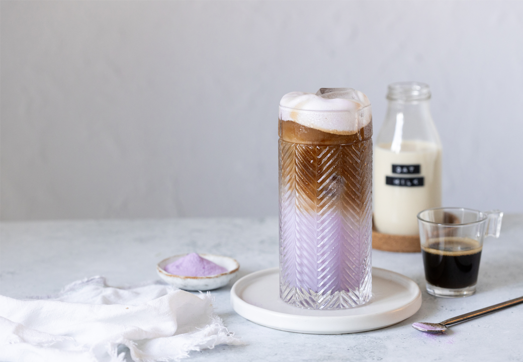 Iced Ube Oat Latte Iced Ube Oat Latte