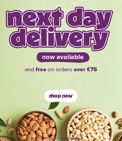 Next day delivery now available