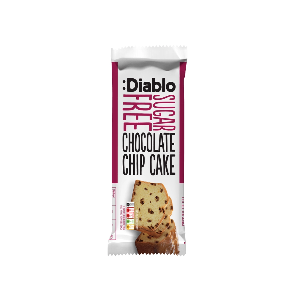 Diablo Sugar Free Chocolate Chip Cake 200g Diablo Sugar Free Chocolate Chip Cake 200g