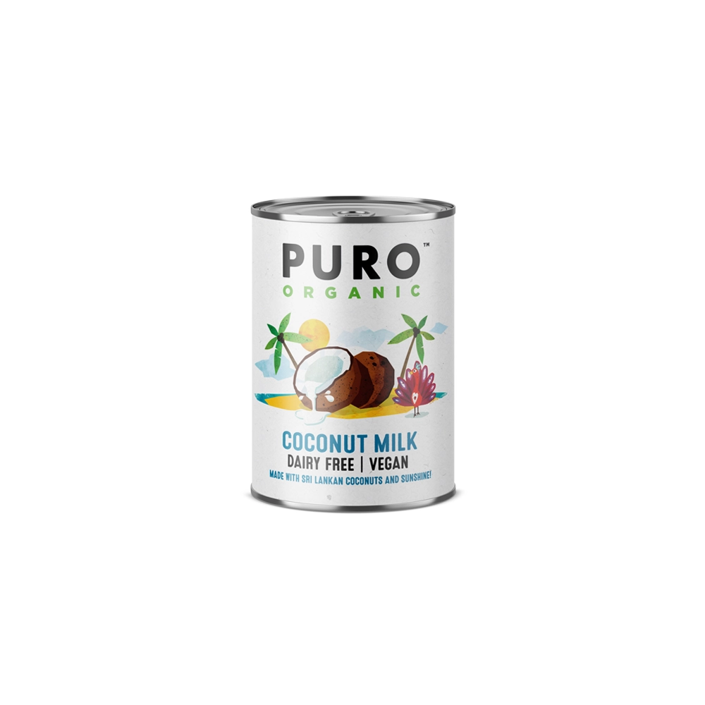 Puro Organic Coconut Milk 400ml Puro Organic Coconut Milk 400ml