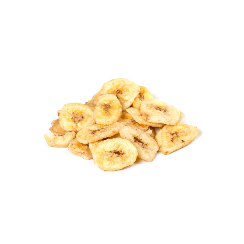 Pile of banana chips