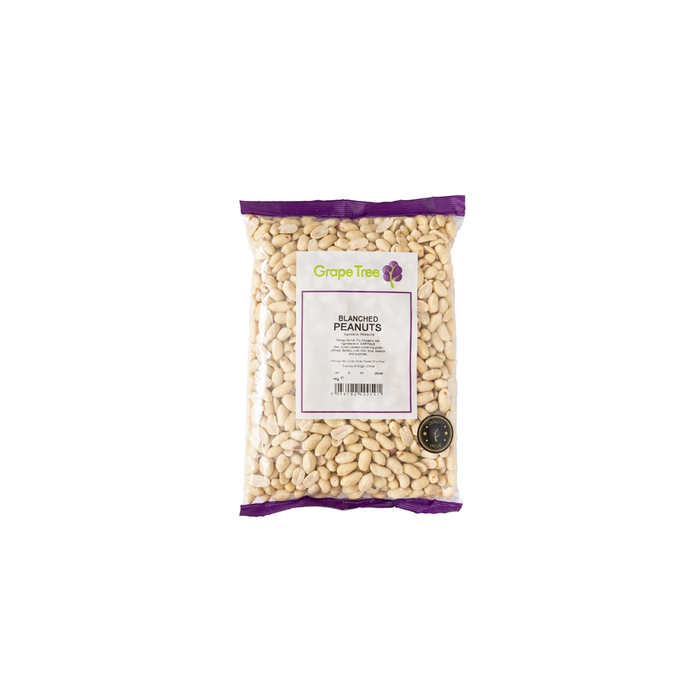 Blanched Peanuts 1kg Pack Shot