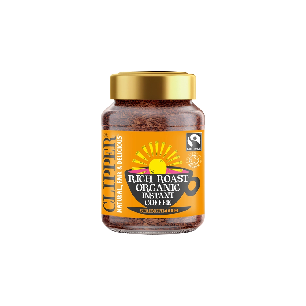 Clipper Organic Rich Roast Coffee 100g