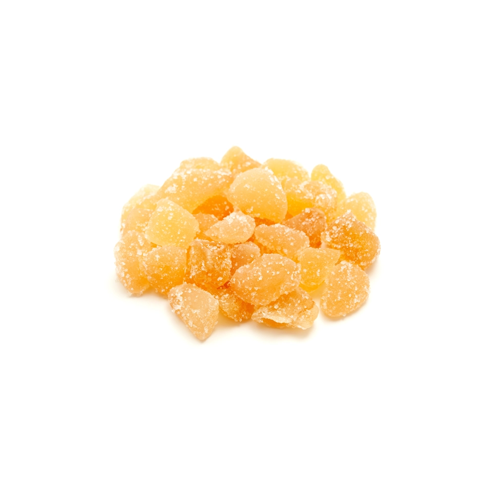 Pile of crystallised ginger
