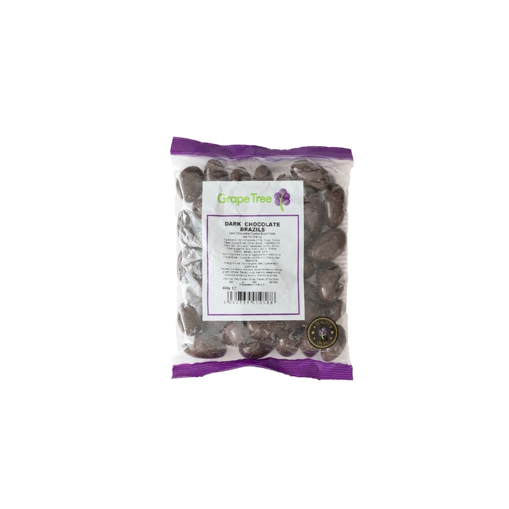 Grape Tree Dark Chocolate Brazils 400G