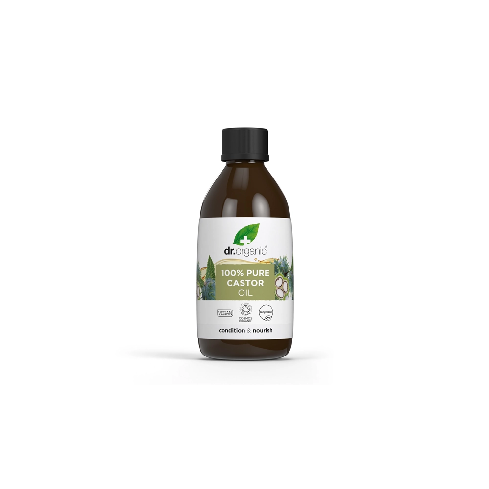 Dr Organic Castor 100% Pure Oil 250ml Dr Organic Castor 100% Pure Oil 250ml