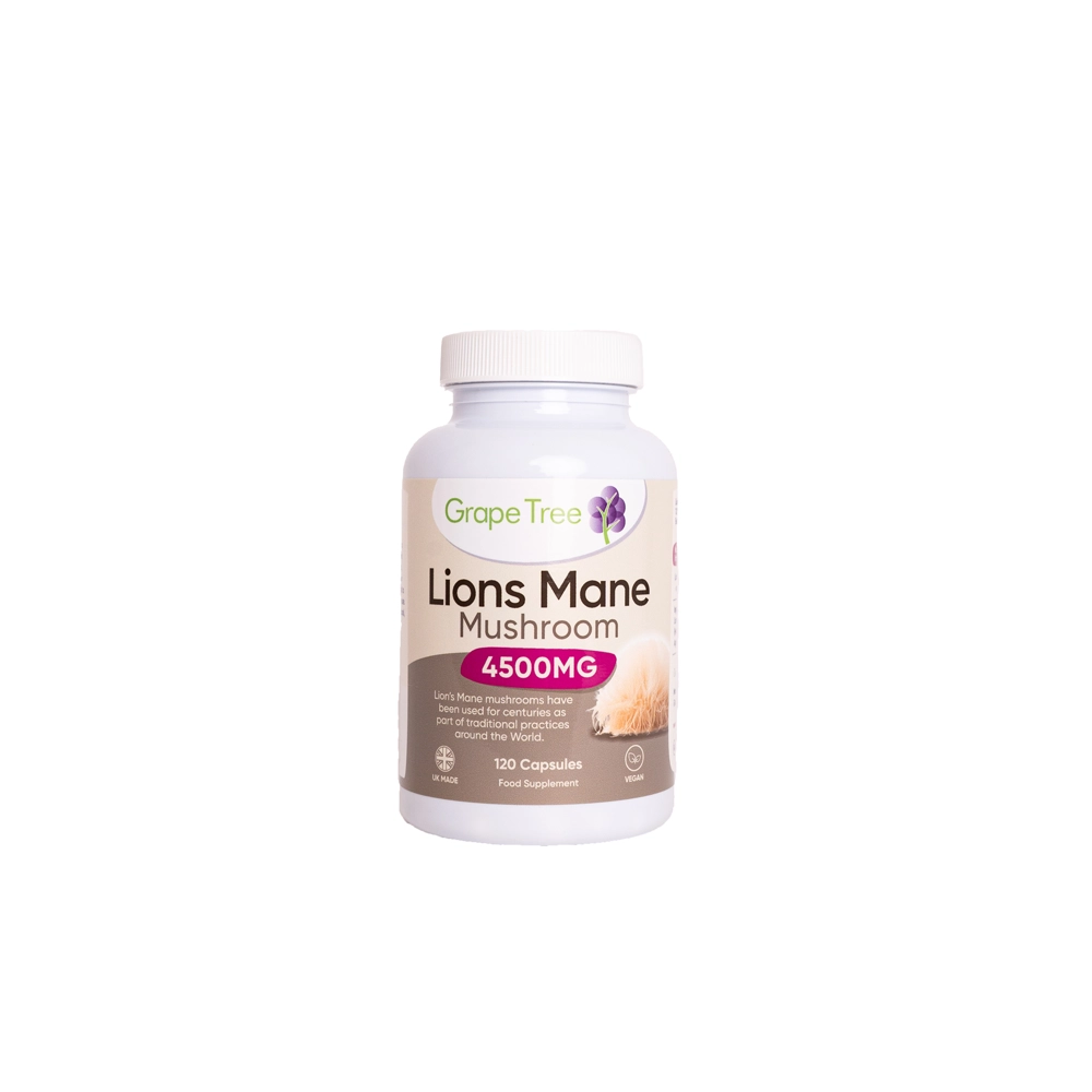 Grape Tree Lions Mane Capsules 4500MG 120s Grape Tree Lions Mane Capsules 4500MG 120s