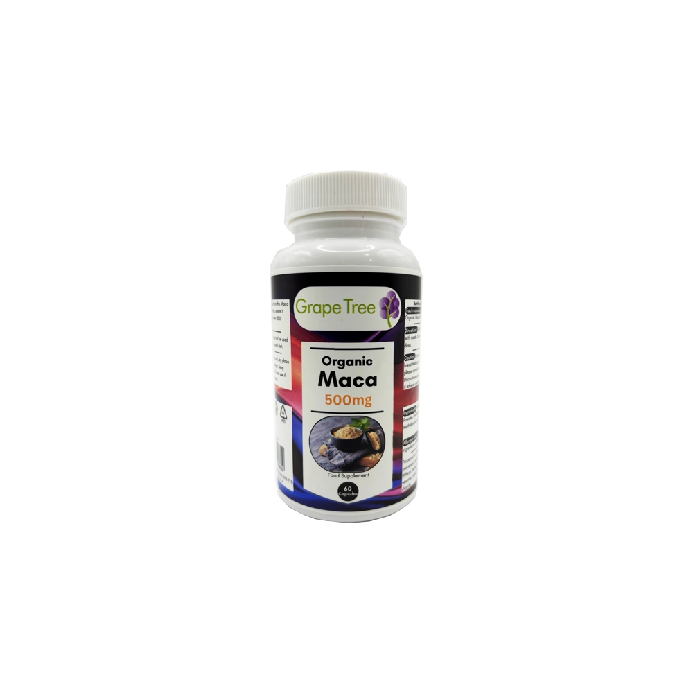 Grape Tree Organic Maca 500mg 60 Capsules Grape Tree Organic Maca 500mg 60 Capsules