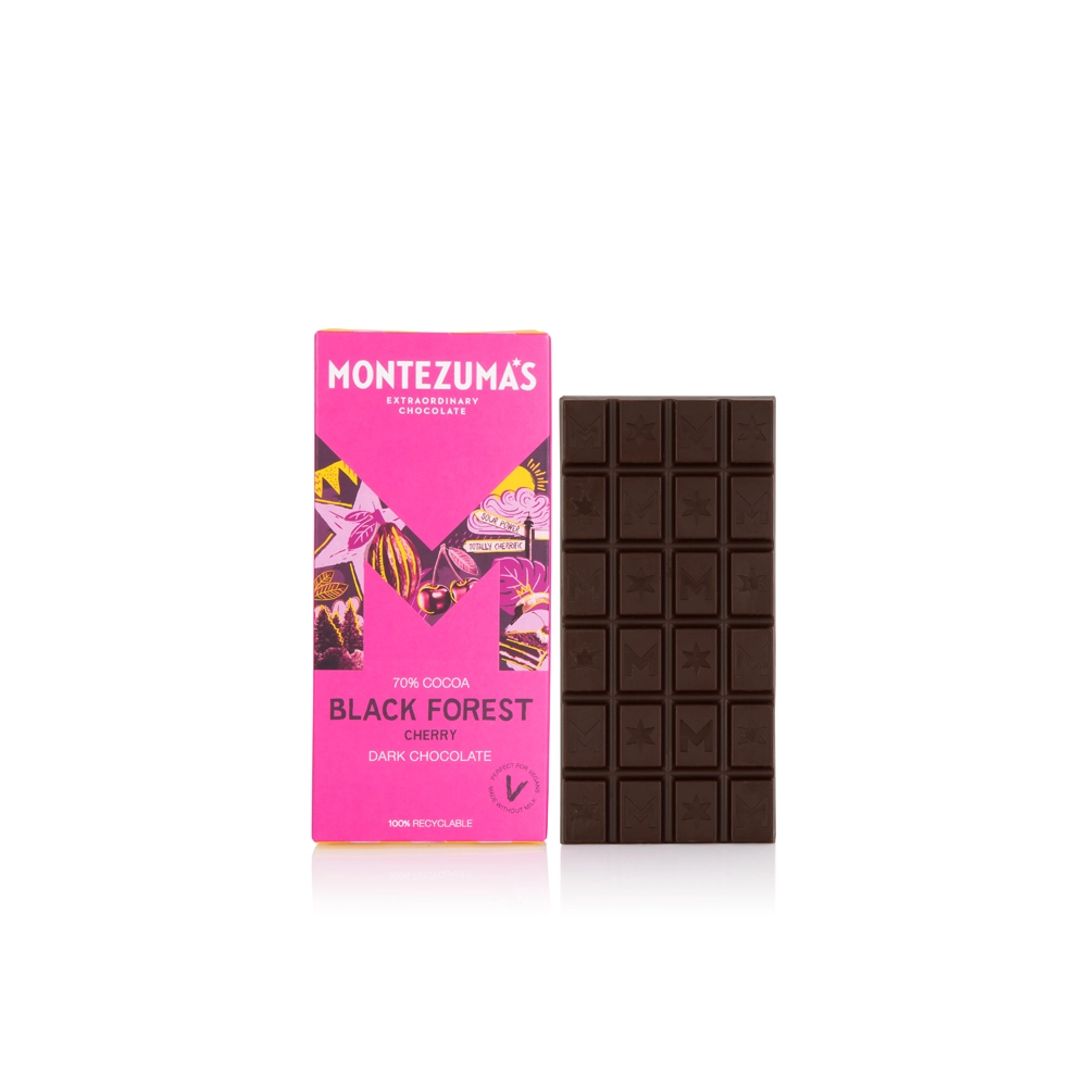 Montezuma’s Black Forest Dark With Cherry Bar 90g Montezuma’s Black Forest Dark With Cherry Bar 90g