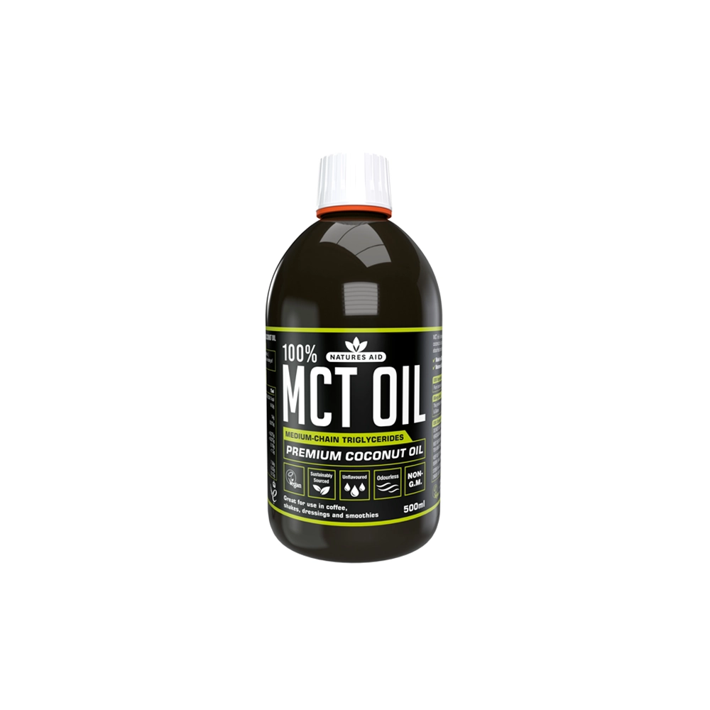 Natures Aid 100% Pure MCT Oil 500ml Natures Aid 100% Pure MCT Oil 500ml