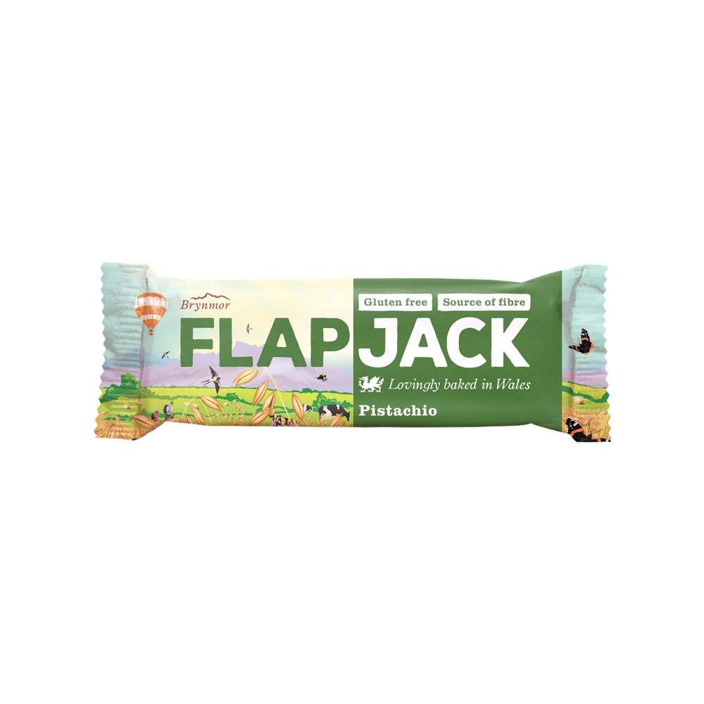Pistachio Gluten Free Flapjack 80g Pistachio Gluten Free Flapjack 80g