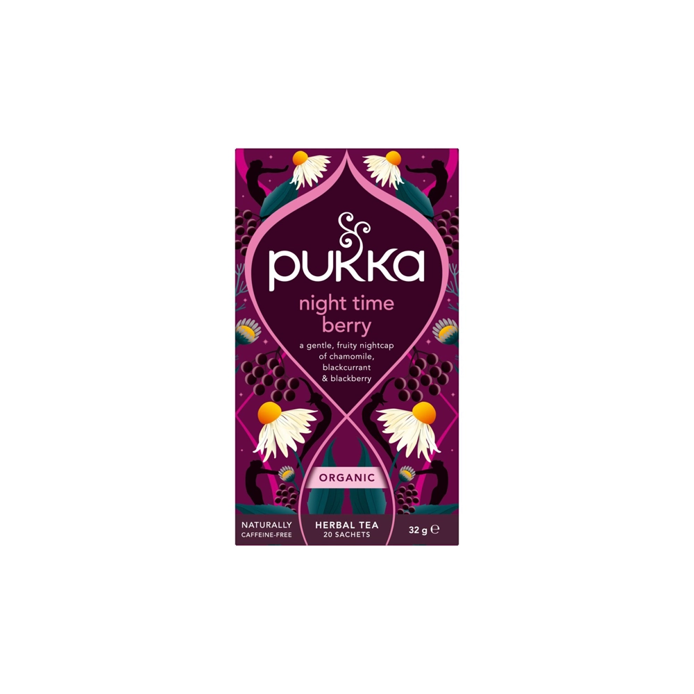 Pukka Night Time Berry Organic Herbal Tea 20 Bags Pukka Night Time Berry Organic Herbal Tea 20 Bags