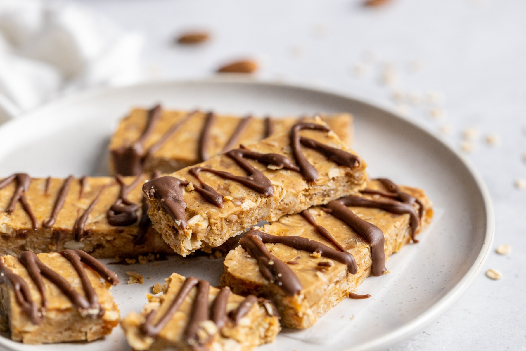 No Bake Peanut Butter Granola Bars