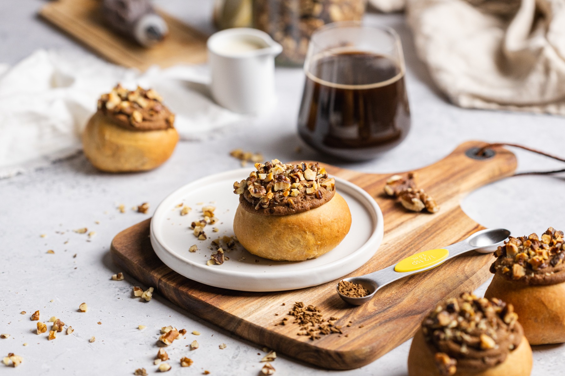 Coffee Walnut Buns