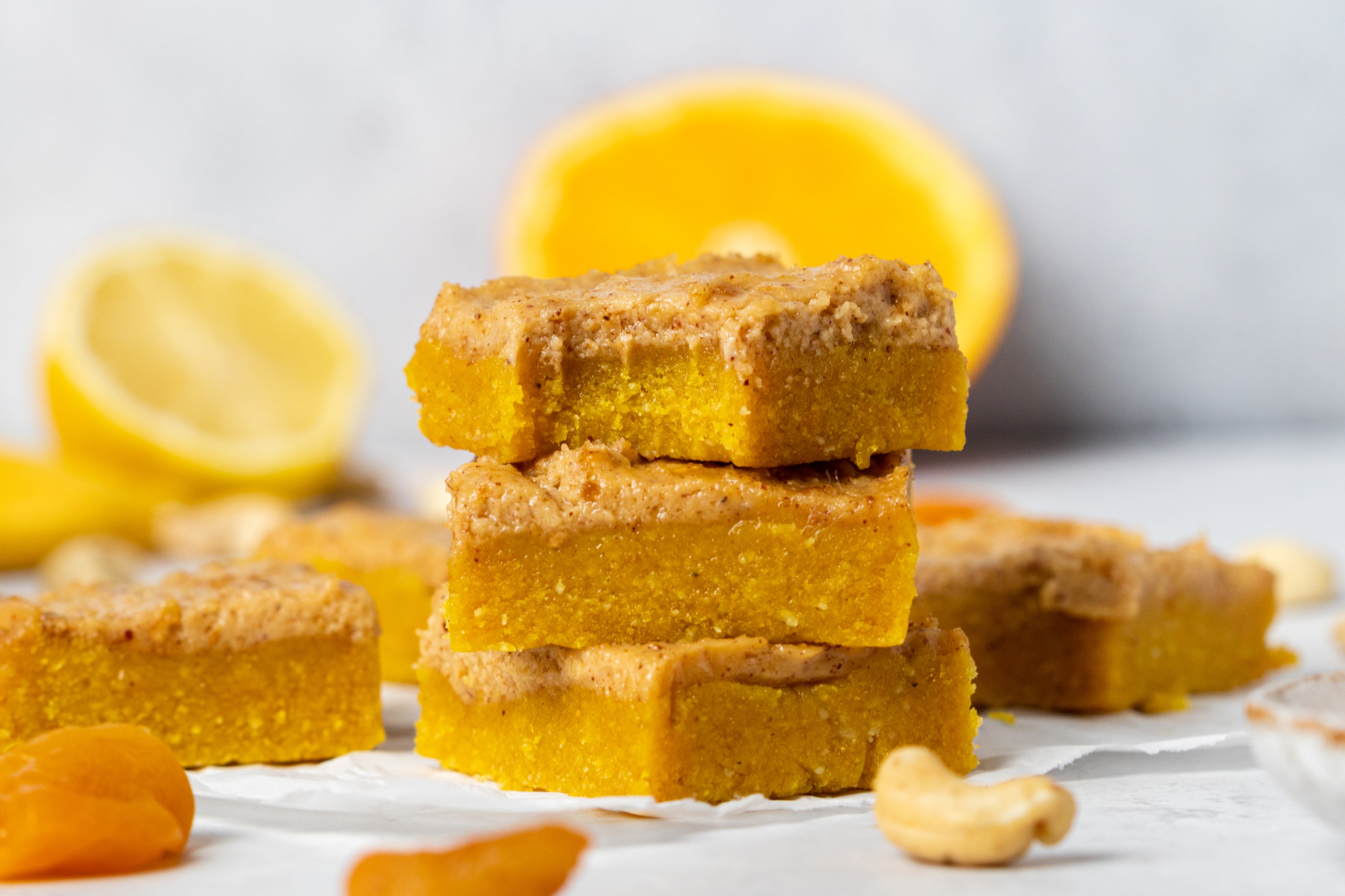 Vegan Turmeric Squares