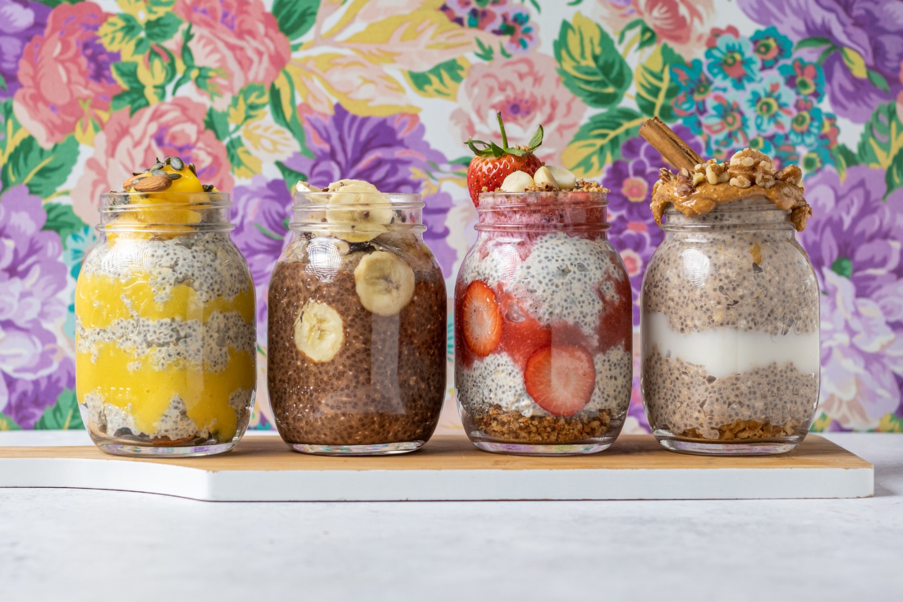 Overnight Oats Chia Jars