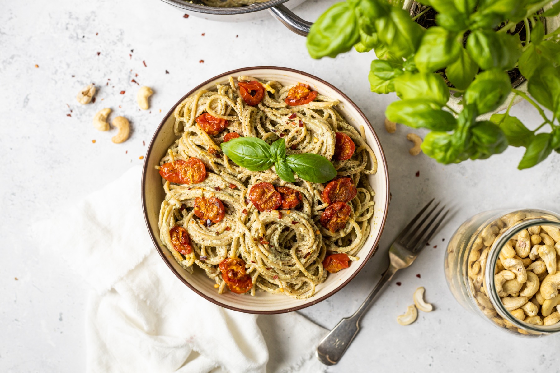 Creamy Cashew Pasta 