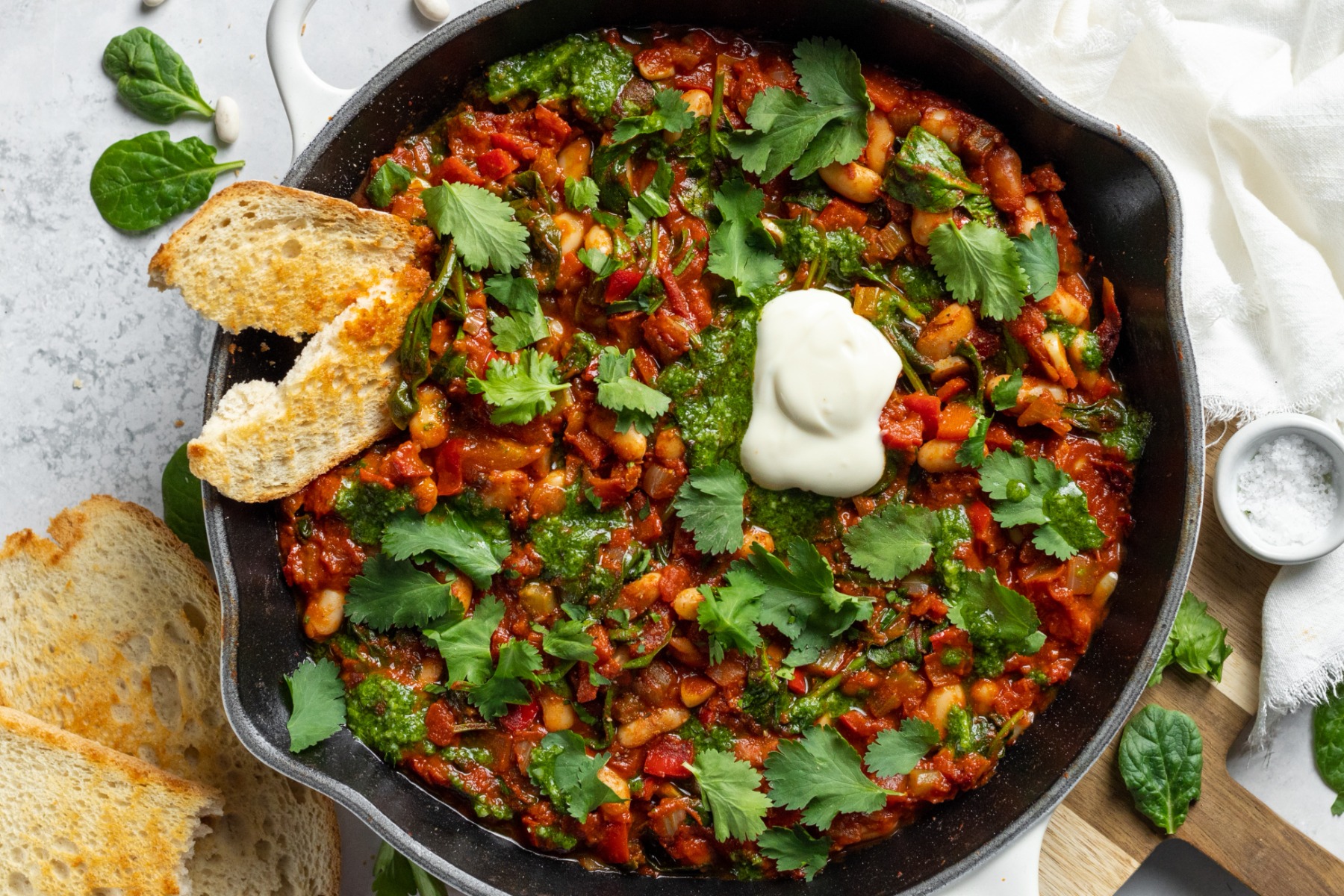 White Bean Shakshuka