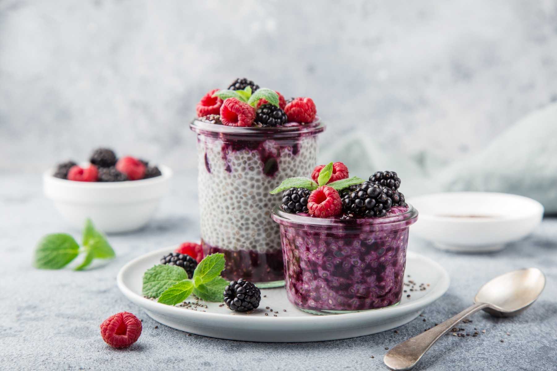 Chia Seeds In Pudding