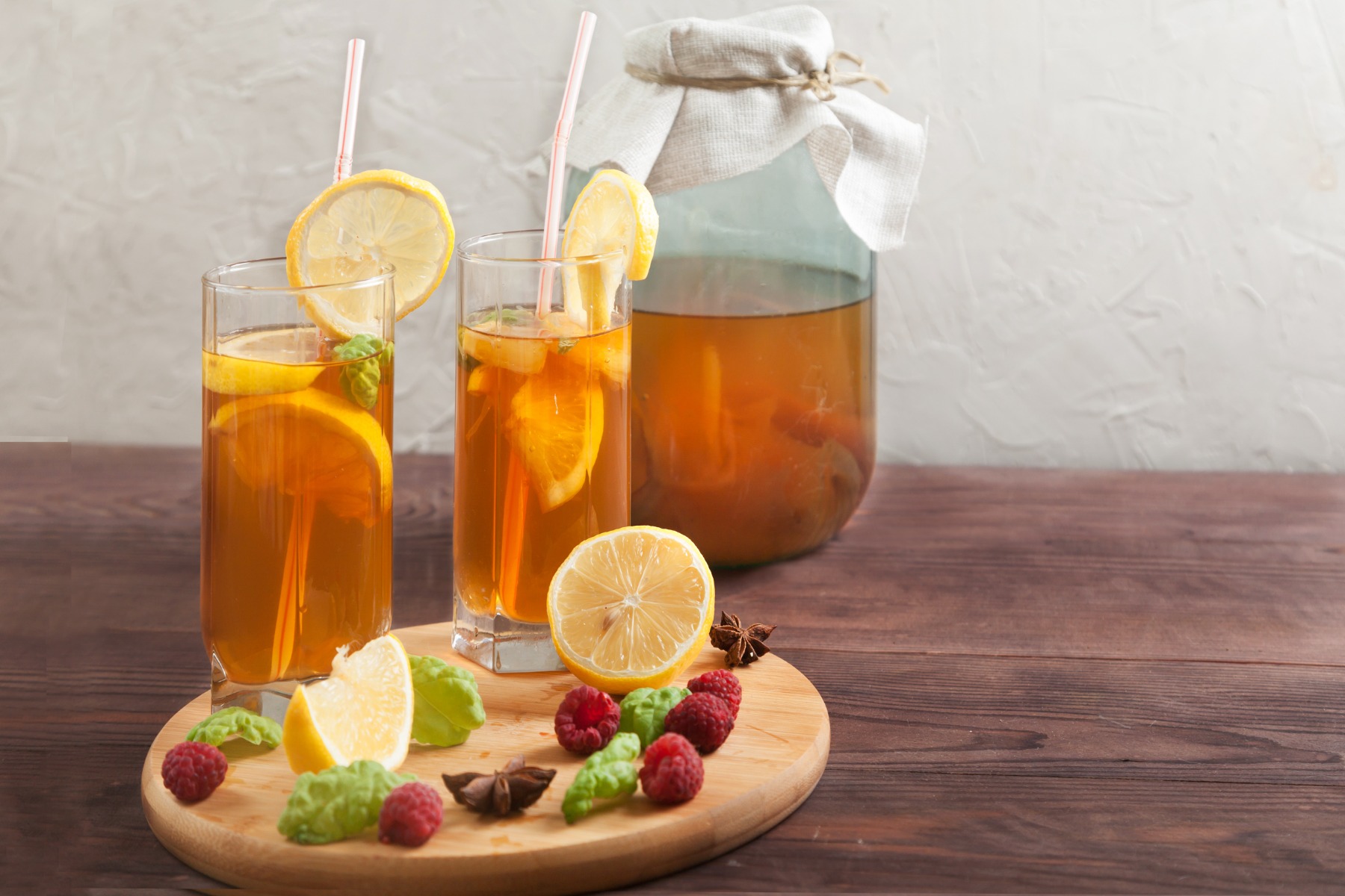 Kombucha in a jug