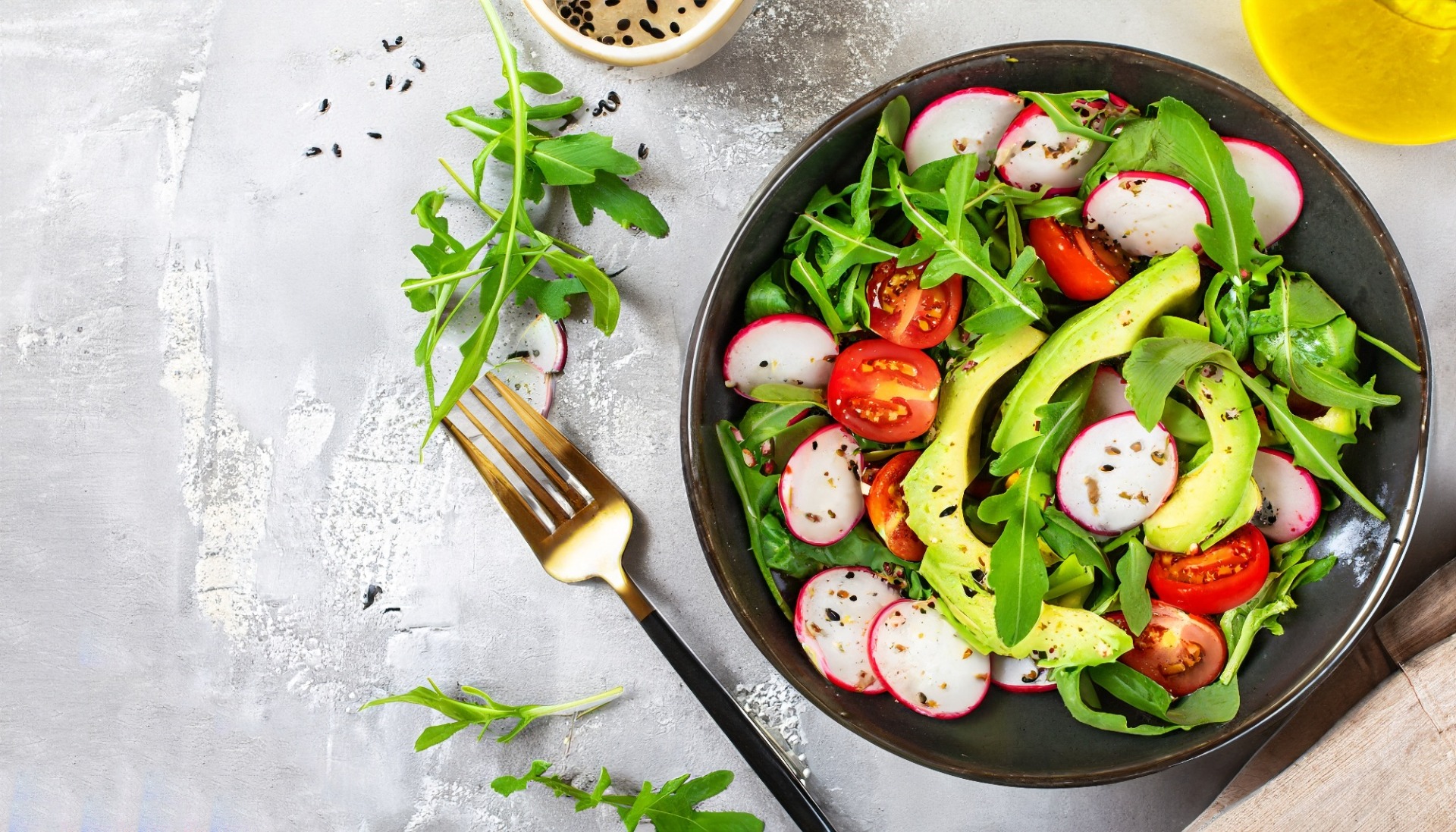 Healthy foods in a bowl