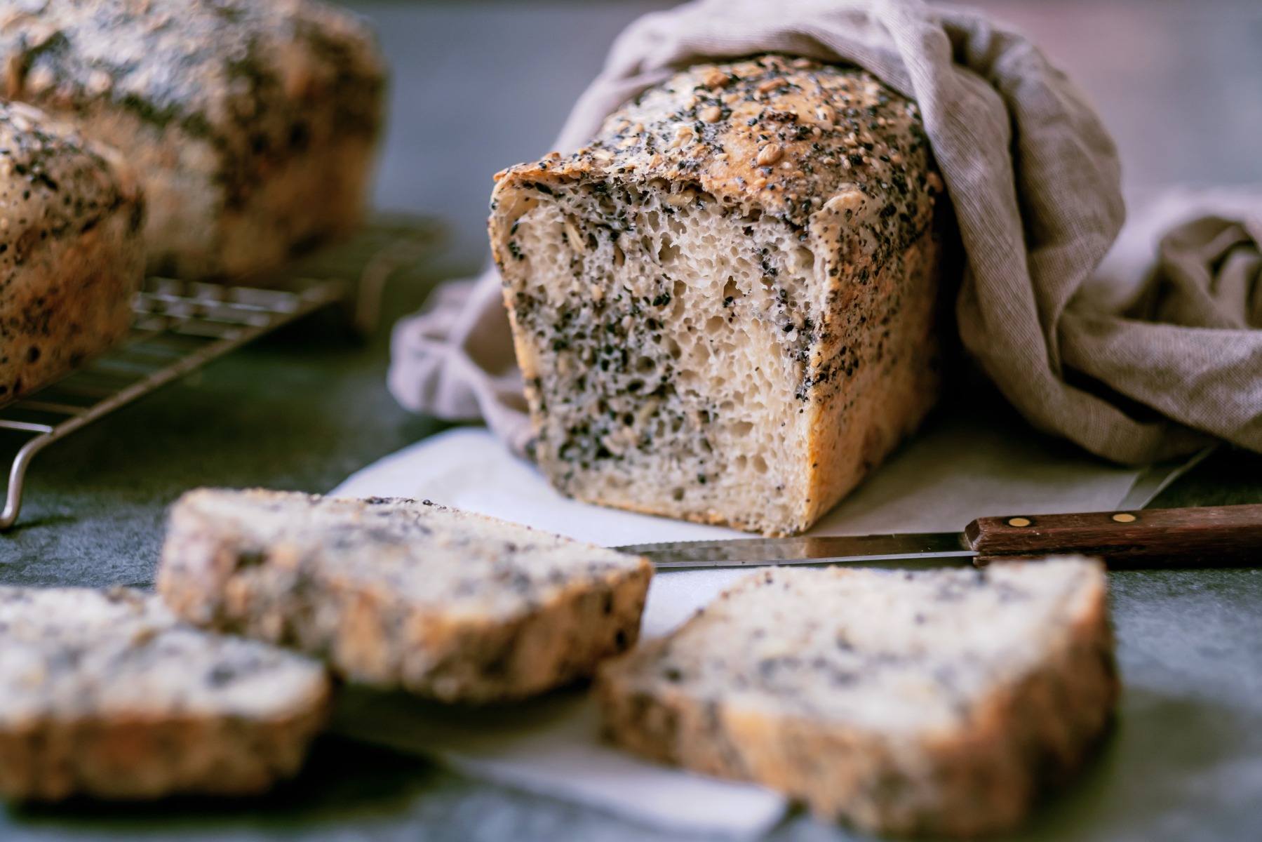 Chia and Poppy Seed Bread