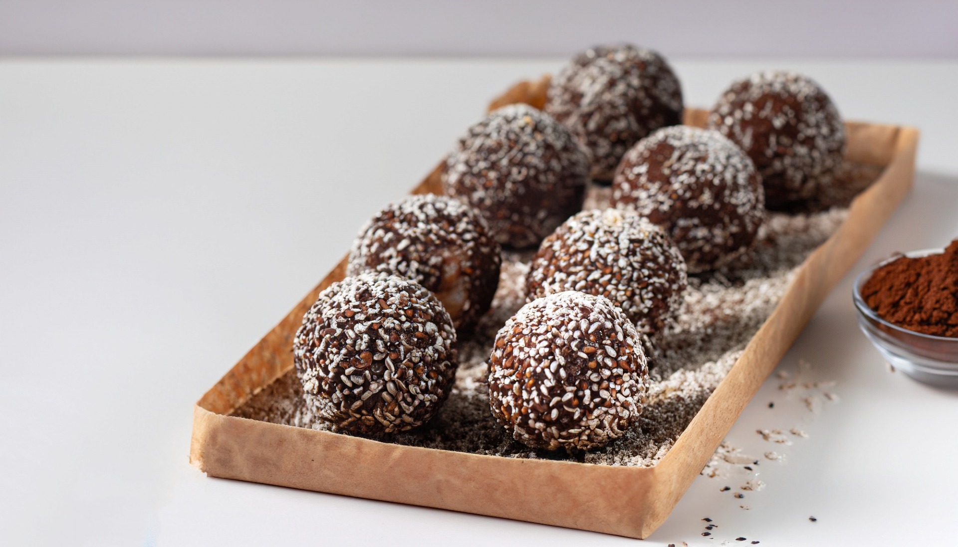 Chia seed and Coconut Balls